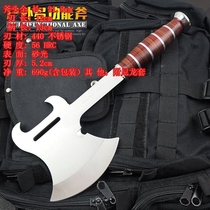  Outdoor survival axe Tactical axe multi-function Japanese sapper axe imported equipment portable tree root opening blade fire fighting