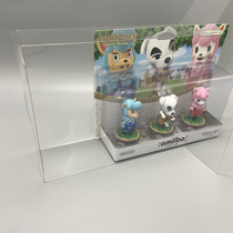 任天堂动物森林amiibo三联组合透明展示盒收纳盒收藏盒