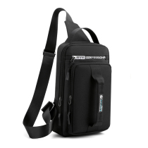 New Oxford Buns Mens Chest Bag Fashion Trends Han Edition Large Capacity Single Shoulder Bag Outdoor Leisure Sports Diagonal Satchel