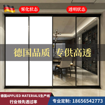 Dimming glass electronically controlled atomized glass partition color change intelligent privacy glass film projection electronic curtain dimming film