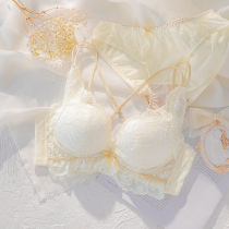 Underwear small breasts gathered without steel ring collars in summer thin girls bra beauty back bra 2020 new products