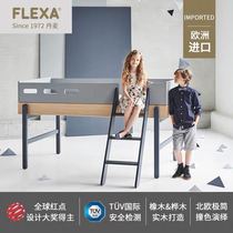 FLEXA Velessa Children Medium-high Bed Nordic Minimis Imported Solid Wood Multifunction Childrens Bed