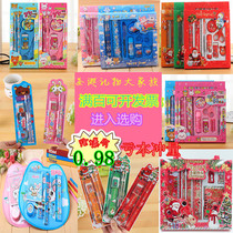 Christmas Childrens Gifts Wholesale primary school stationery set pencil prize gift kindergarten school supplies