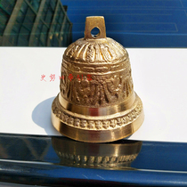 Copper bell clang bell Brass bell Cow horse and sheep bell Large bell Musical instrument doorbell props