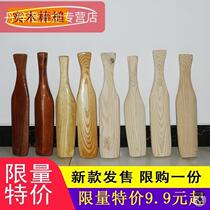 Net Red Baseball Mallet Solid Wood Laundry Stick Laundry Hammer old busy chugging traditional handhammer Jersey Stick Rubbing plate Home