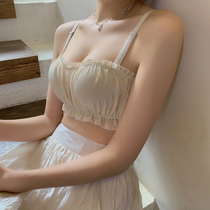 Weimi sweet girl bra without steel ring gathering small bra anti-light receiving milk