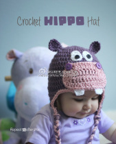 Crochet Doll Illustration Hippo Hat Chinese Electronic Illustration Non-finished Products No Video Wool diy