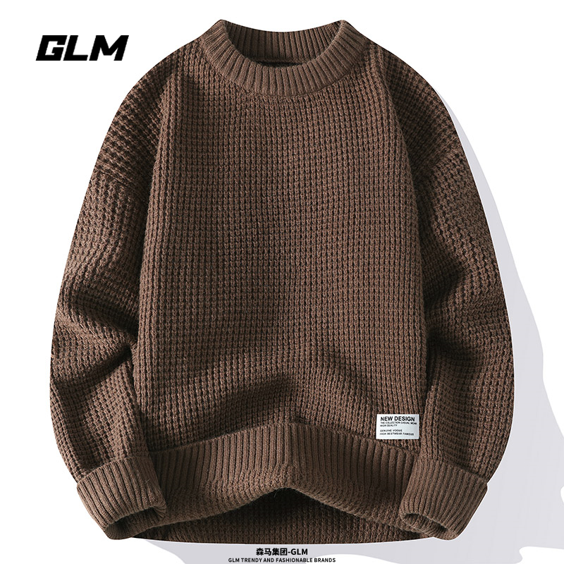Semir Group GLM 秋と冬の新しいトレンディなトレンディーな暖かい肥厚ルーズプルオーバーセーターティーンエイジャーと学生のためのメンズジャケット