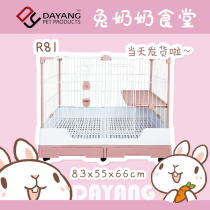 Dayang Rabbit Cage R71 R81 Double Drawers Anti-Spray Urine Rabbit Cage Home Big Villa Auto Clear Dung Rabbit Cage