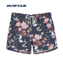  Surfcuz spa mens beach pants Seaside vacation lined with loose plus size mens swimming trunks shorts