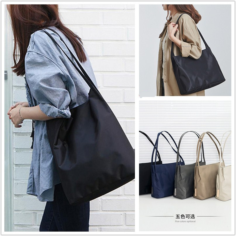 Principal ins Bag Girl 2019 Canvas Bag Girl Single Shoulder Bag Student Korean Nylon Bag Japanese Oxford Handbag