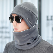 Hats Men winter outdoor cold-proof cycling hat Korean version of warm wool cap thickened ear protection cotton cap windproof Lei Feng cap