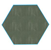 Outdoor direct camping camping hexagonal floor mat PE mat waterproof and wear-resistant dirty protection tent bottom