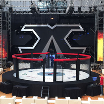 Zhongcheng Wang MMA fighting competition training Octagonal cage Hexagonal cage fighting round cage Sanda ring Boxing ring