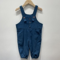 Small paper potato 2021 autumn boys and girls cotton Korean version of backbelt pants children Brand discount