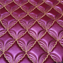 European soft bag background wall Leather material Bedside backrest Tatami fabric door cotton linen comes with sponge