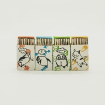 Official Store NTS Love and Peace Ins Wind Matches Mini Cute Animal Coffee Sweet Shop