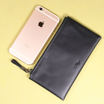 New mens real leather long style zipper wallet cow leather hand with long purse Japan and South Korea women hands bag ultra thin