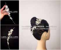 Modern Dance Latin Dance Competition Diamond Headdress Headdress Flower Flash Diamond Adult Children Latin Dance Headdress Jewelry