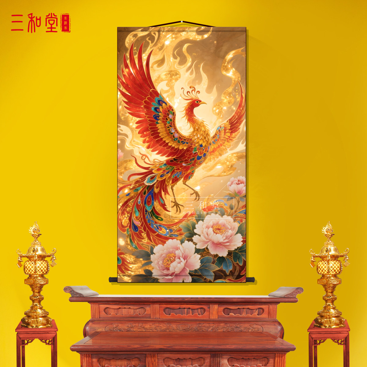 百鸟朝凤红色挂画-百鸟朝凤红色挂画促销价格、百鸟朝凤红色挂画品牌- 淘宝