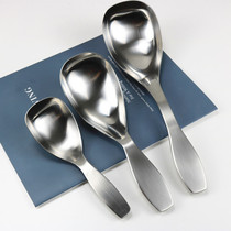Thick heavy control thickened 304 stainless steel communal spoon Self-divided vegetable spoon Large size Rice Hotel Restaurant Grand Scoop