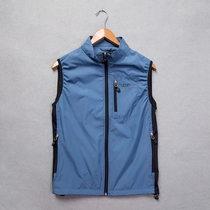  Outdoor summer new vest mens ultra-thin vest quick-drying vest mens breathable multi-pocket sports waistcoat tooling loose