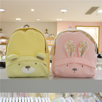 Abosrba Korean childrens clothing 2022 Summer between men and women cute school bags Fashion small broken flower plaid bags