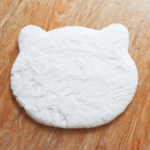 Fat Orange Convenience Store Cat Pets Ultra Soft Imitation Rabbit Plush Blankets Winter Warm Cat Socket Thickened Mat Winter