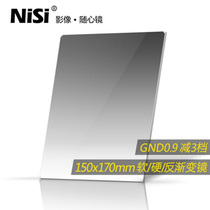 nisi Nasi square filter 150mm GND ND square mirror soft and hard reverse medium gray gradient mirror