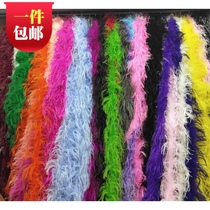 diy extended thick turkey feathers ostrich hair scarf trailing wedding decoration stage fur clothing accessories