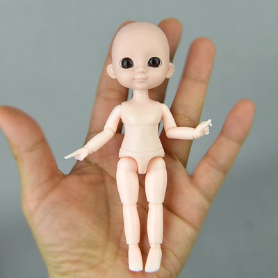 taobao agent 12cm small body OB11 body 12 points BJD DIY makeup toys without makeup, makeup, multi -joint body