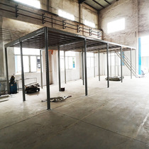 Loft Terrace Custom Warehouse Indoor Plus Two-floor Building Shelves Heavy Barrier Steel Structure Build Detachable Warehousing