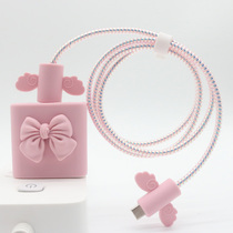 Suitable for Huawei mate40 pro 66W charger protective sheath nova8 9 p50 data line winding rope