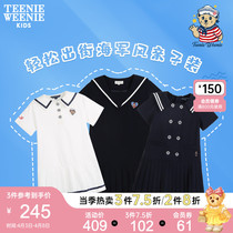 TeenieWeenie Kids Little Bear Childrens Fashion Fashion Sweet summer New Ocean Gas Liandress Chaos