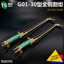 G01-30 type 100 type cutting gun Oxygen suction torch 100 type all copper gas cutting gun Acetylene propane cutting knife