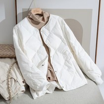  Anti-season thin down jacket womens short and thin 2021 new Korean fashion small baseball suit autumn and winter tide