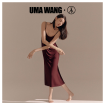 UMA WANG Joint Name] Three Guns Shanghai Fashion Week Sexy Hanging Skirt Women Wear Night Skirt with Antibacterial and High Elastic in Autumn