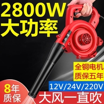 Car 12V 24v dust removal blower car vacuum cleaner industrial high-power electric hair dryer digger soot blowing machine