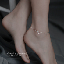 Chow Tai Fook Huanmei S925 sterling silver letter anklet 2021 New Tide ins female fairy temperament leg chain