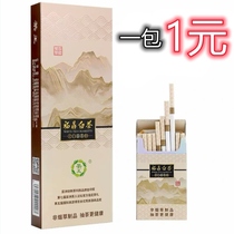 A piece of tea thin thick male and female mixed type non-nicotine tea smoking smoking cigarettes