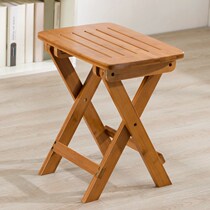 Folding stool portable home non-solid wood fishing shoe changing stool small bench plastic space