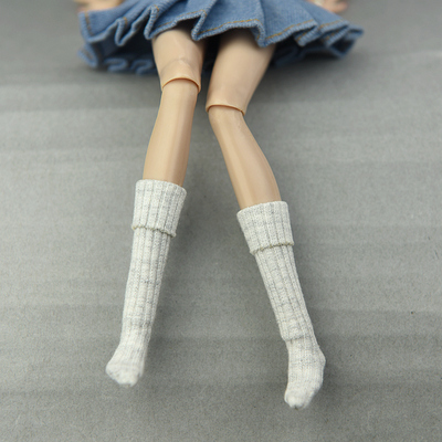 taobao agent Xiao Ran Blythe Xiaobu 30cm Doll Supermodel Xinyi Azone Azone candy color socks 6 points baby socks