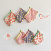 Only one kids panties girl cotton flat corner little girl four corner cotton shorts 2 baby child triangle 3 years old