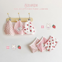 Girls  underwear pure cotton boxer childrens cotton triangle four corners female baby little girl shorts do not clip pp summer thin section