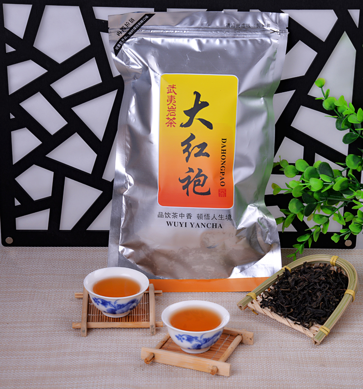 Dahongpao Wuyi rock tea genuine oolong tea bulk Luzhou-flavor Dahongpao tea 500g package