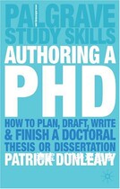 Authoring a PhD theesis electronic book light