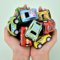 Multi-fit mini-alloy small car back force trolley Children boy toy car model resistant to fall baby inertia car