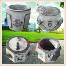 Stone Sculpture Wellhead Wellcircle Stone Lid Old Round Courtyard Home Stone Sculptures New Pindstones Imitation Ancient Outdoor Marble