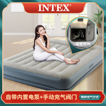 intex Inflatable mattress single double economy floor floor air cushion bed home bedroom wear-resistant simple air mattress