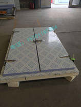 Customized high quality 100mm polyurethane double-sided 304 0 6 stainless steel cold storage plate and cold storage door